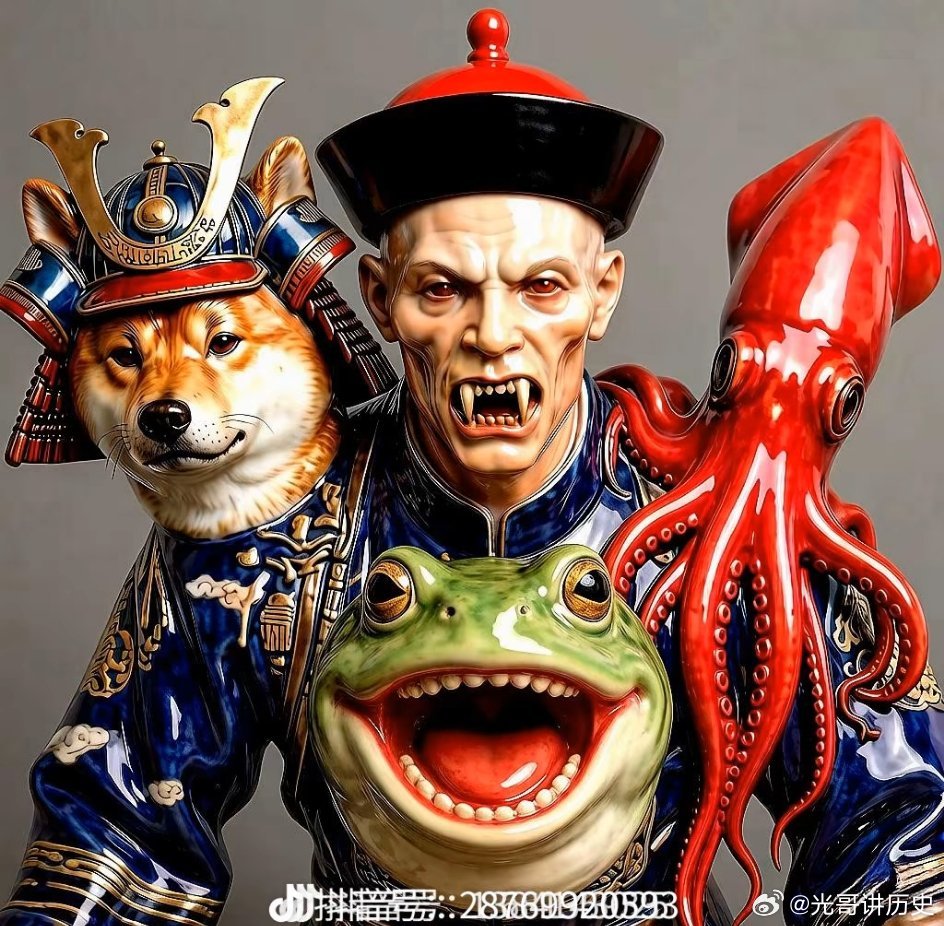 这张图艺术成份很高啊。不过有点抬举僵尸了，居然占据了中心，僵尸估计内心窃喜。 