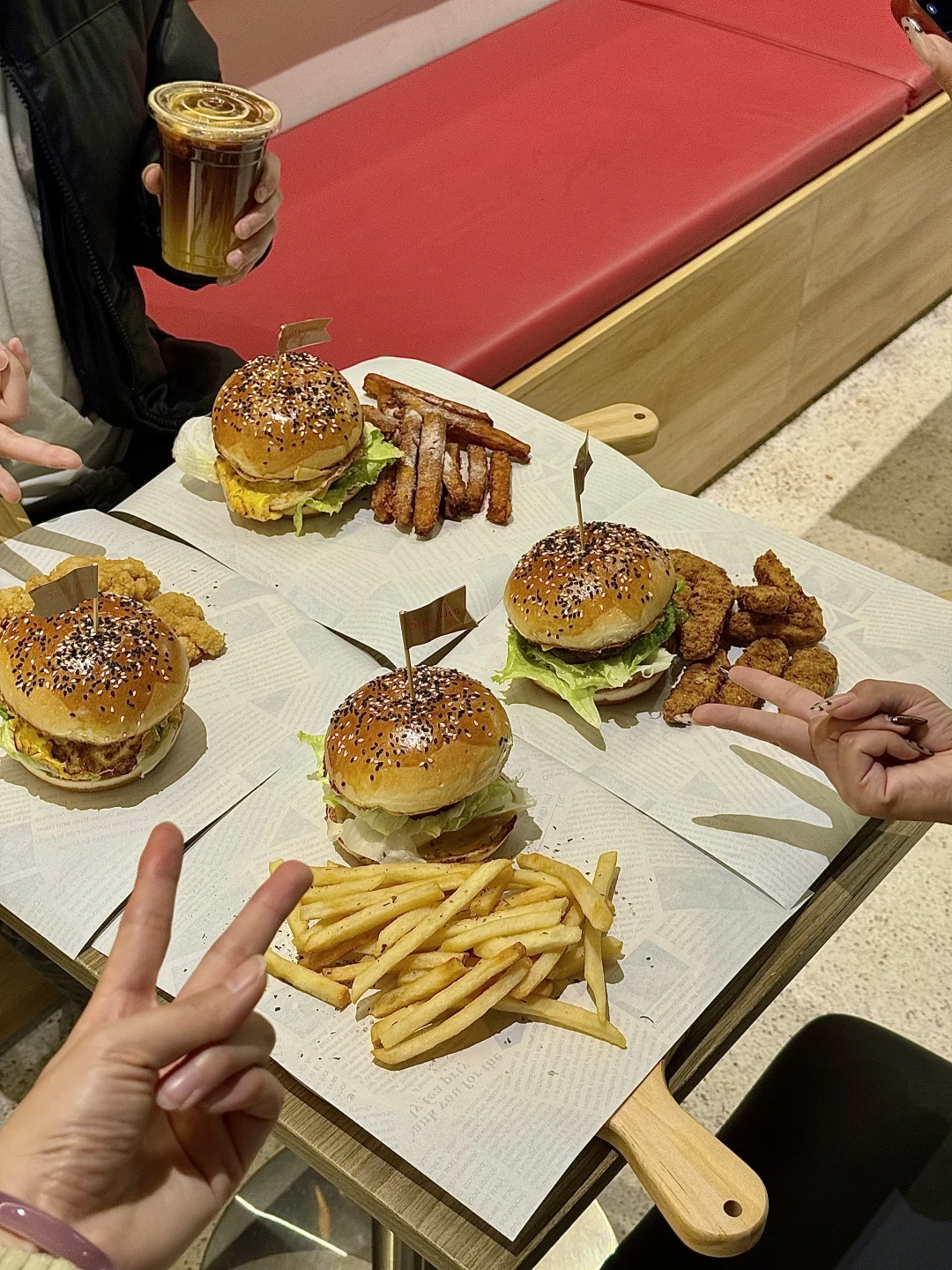 在北郊面包店吃到啦！超绝汉堡🍔！