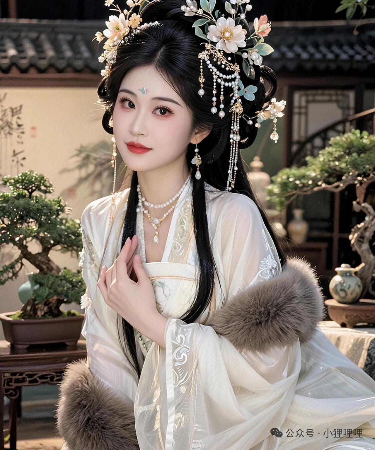 花钿俏美人，古韵亘悠长。国风正当红