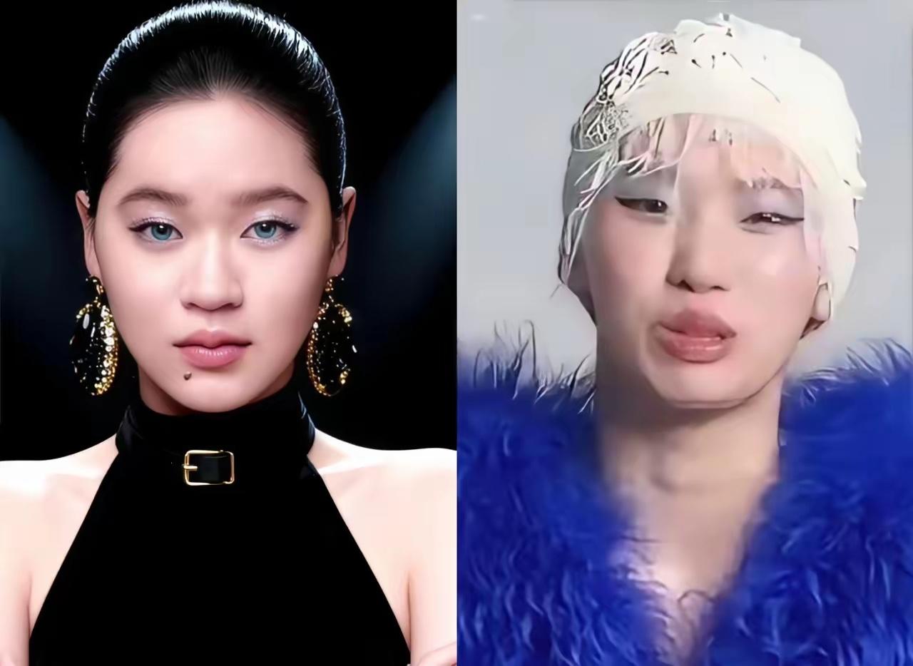 全红婵和陈芋汐的时尚大片，画风截然不同：全红婵一脸“国泰民安”，稳重大气；陈芋汐