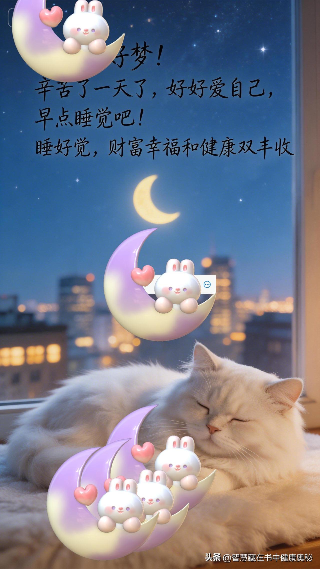 晚安！别熬夜！好好爱自己！沉静式晚安 健康很贵，最不花钱就能健康养生的方法就是，