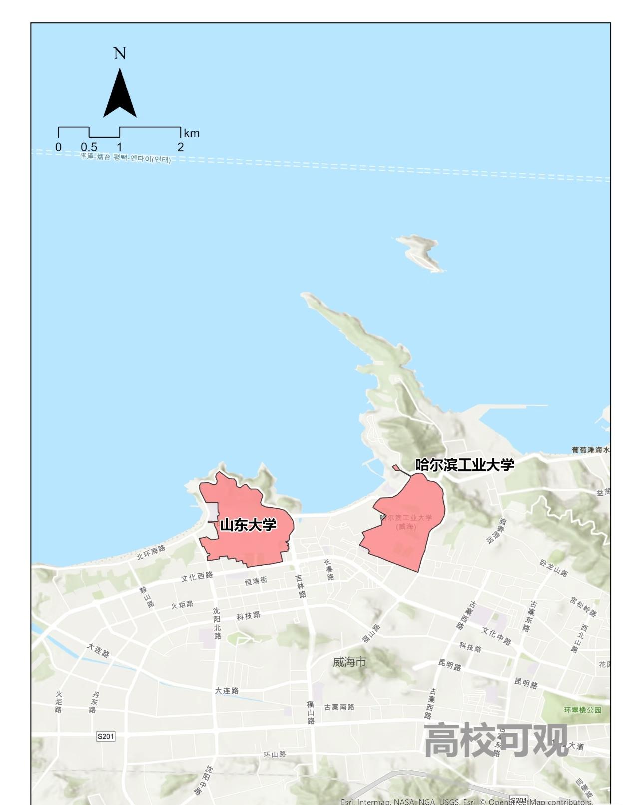 威海高教资源同层次城市天花板了，哈威、山威、北交威、哈理工荣成、山交通威海、山外