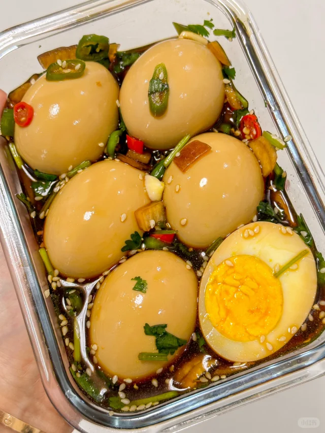 感谢网友！！酱鸡蛋真的好吃哭了~太下饭了！！