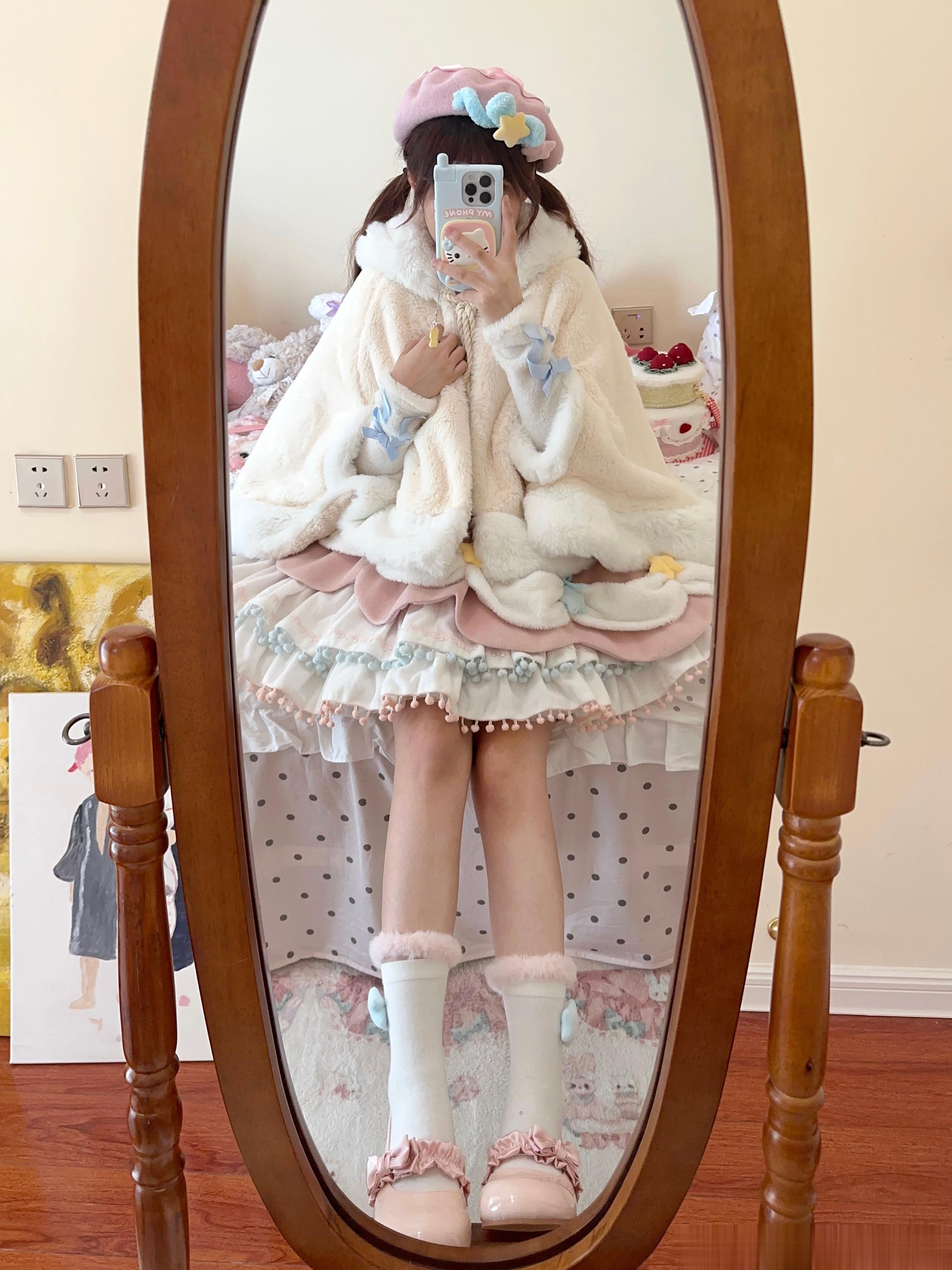 是你喜欢的小星愿嘛！毛茸茸软乎乎的心都化啦#猫芮可[超话]##lolita上新#