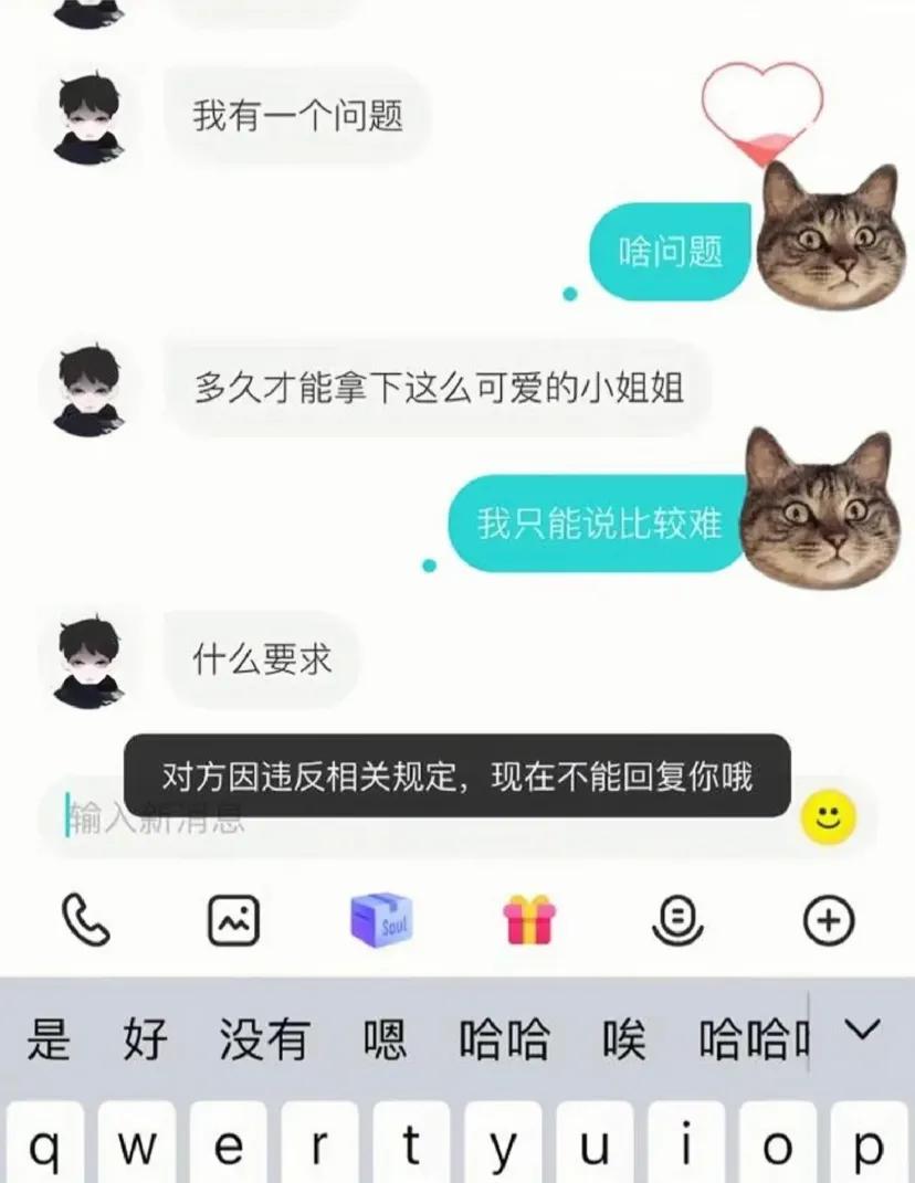 无所谓，soul会出手
要说为啥soul的环境好，这不就看出来了么?我还没回复，