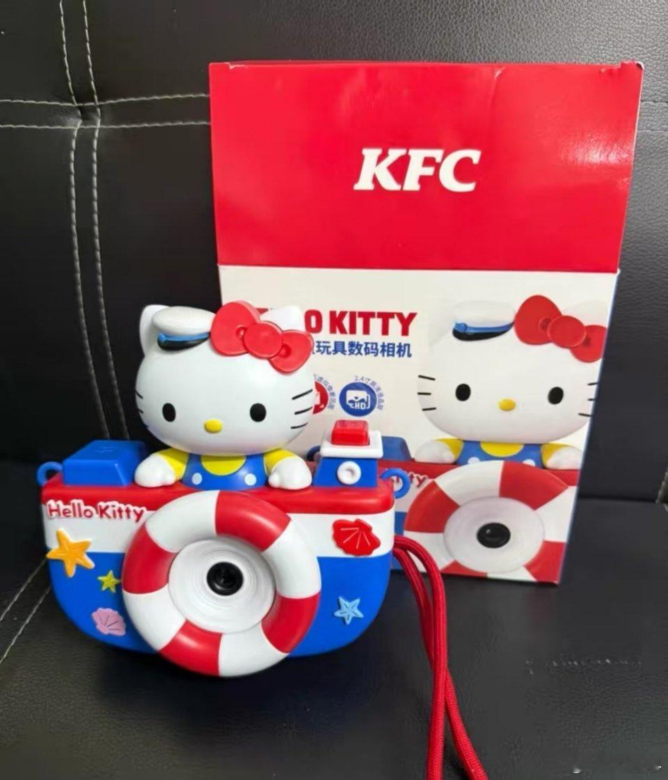 KFC相机 吓我一跳，我还以为肯德基出相机了……原来是这种儿童相机，这相机拍照什