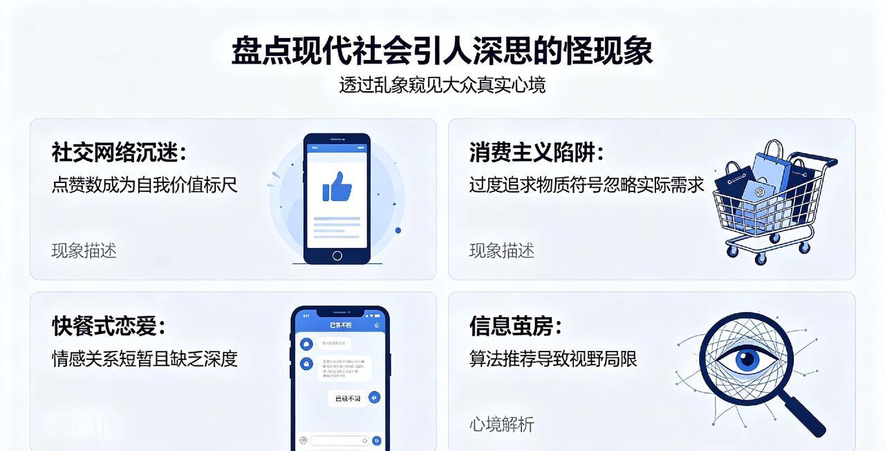 盘点现代社会引人深思的怪现象透过乱象窥见大众真实心境