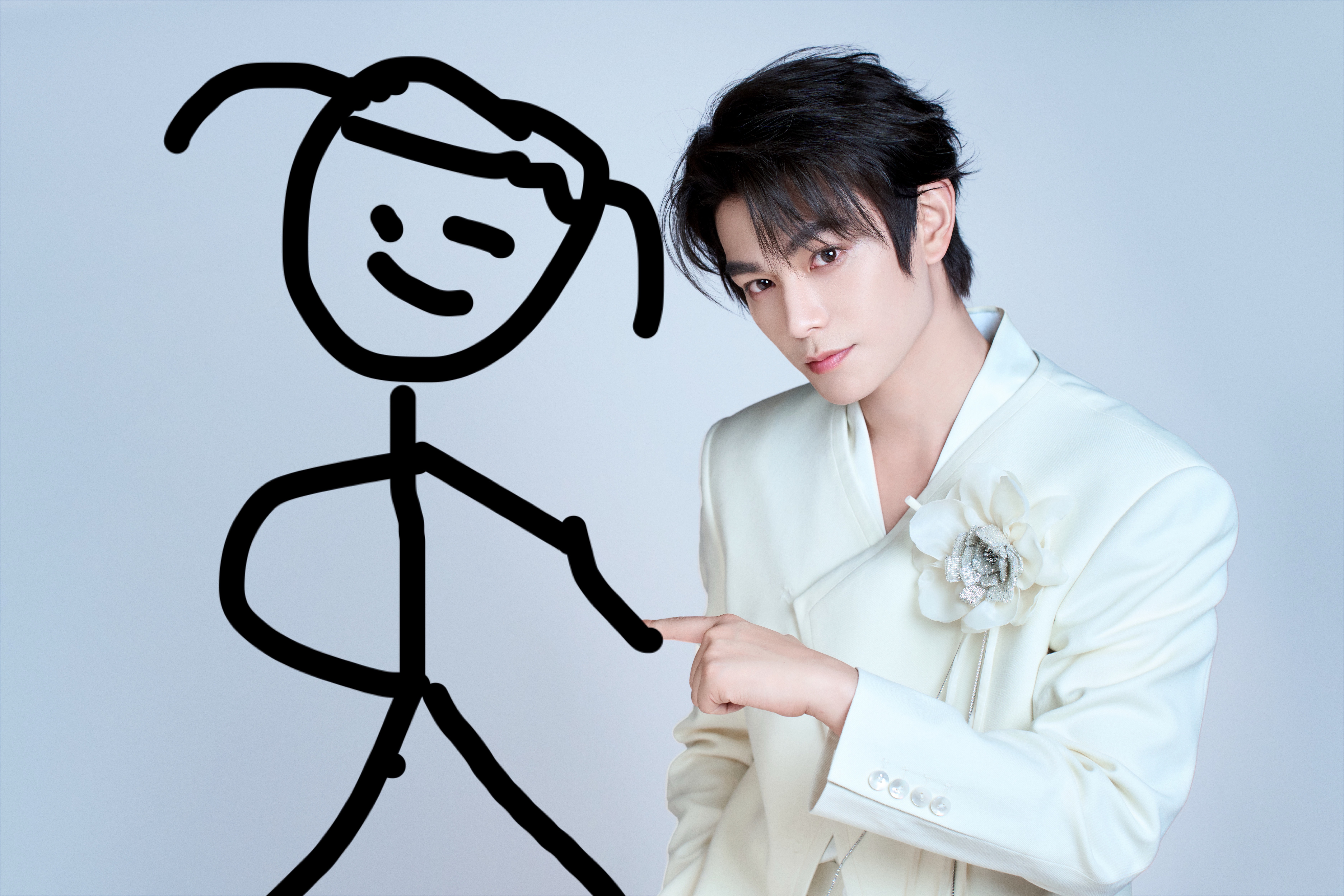 丁禹兮兮又又合照四宫格啦[期待] ​​​