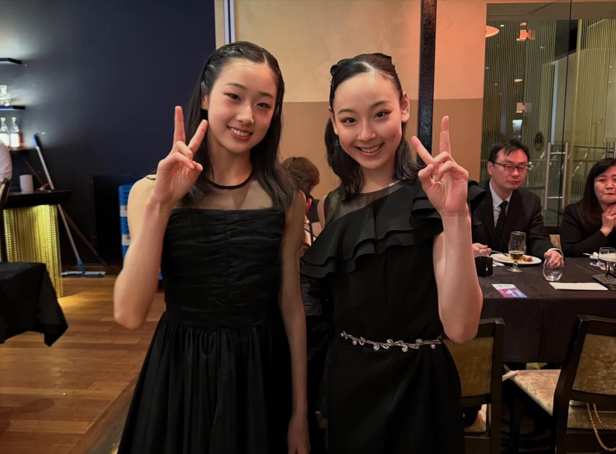 许志有比冈万佑子还高一丢丢 