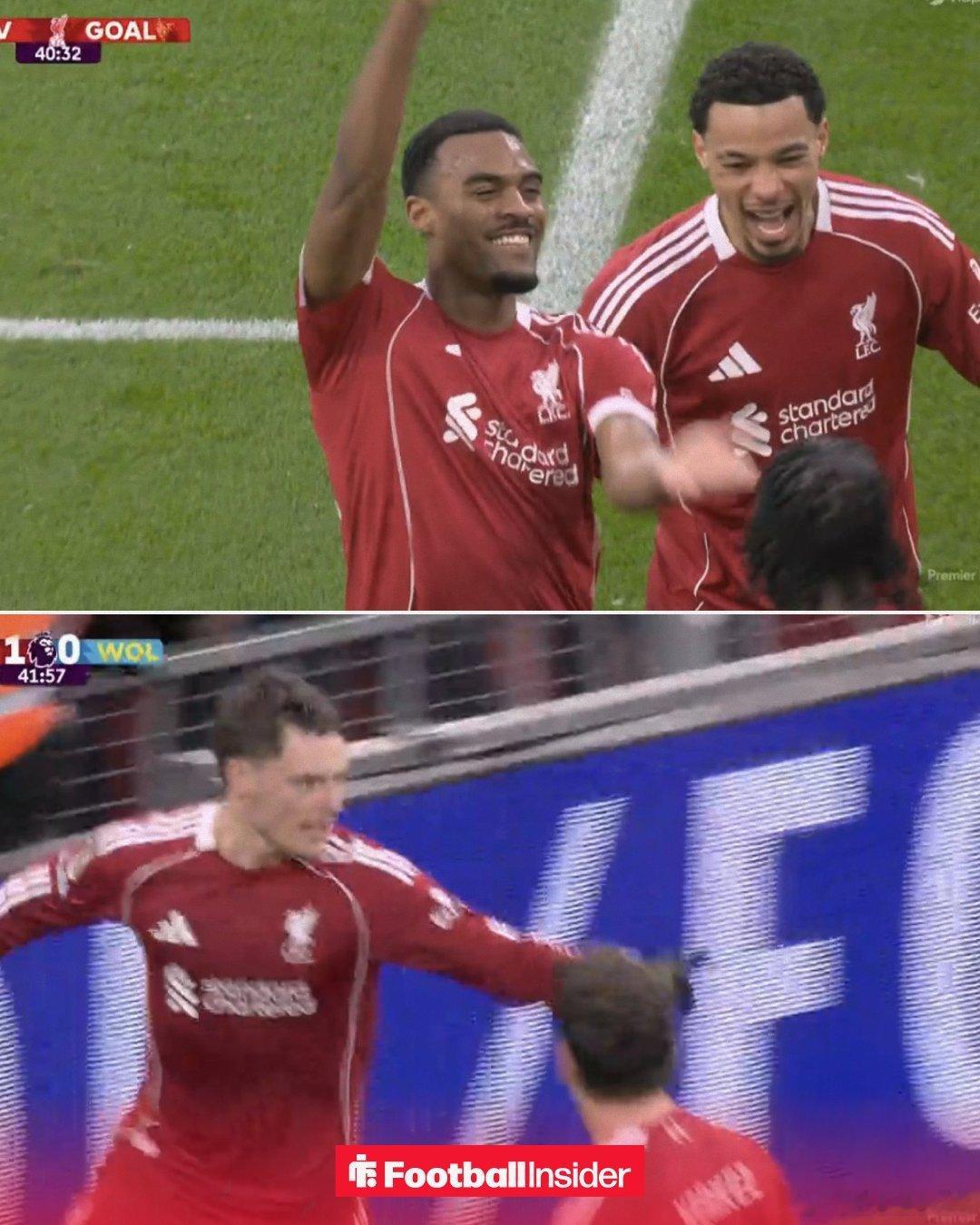 🔴弗洛里安·維爾茨為利物浦打入首球❗瑞安·赫拉芬貝赫近距離為利物浦首開紀錄，僅