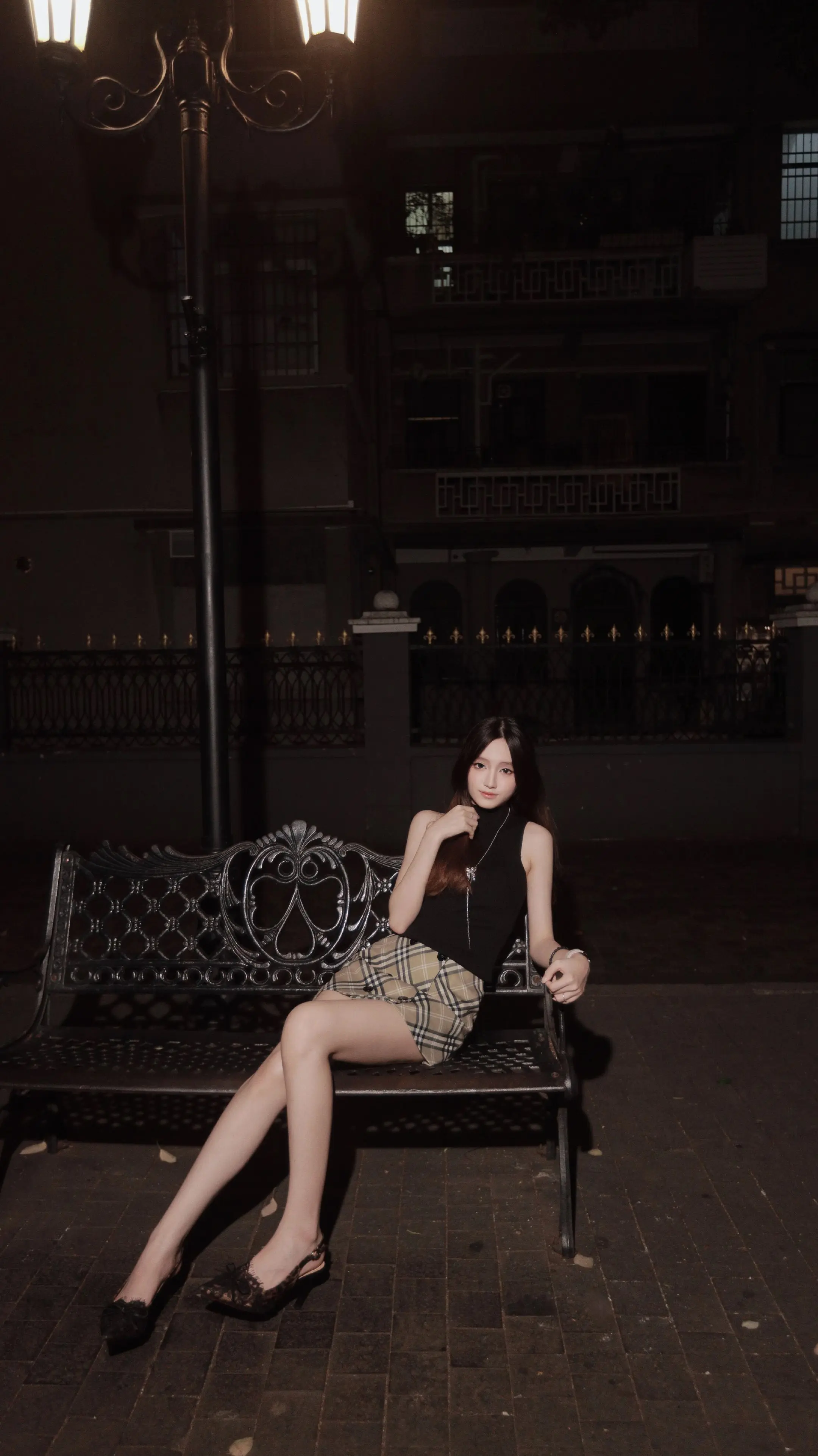 高跟鞋穿搭 腿精 御姐控 越夜越迷人 夜晚辣妹ootd