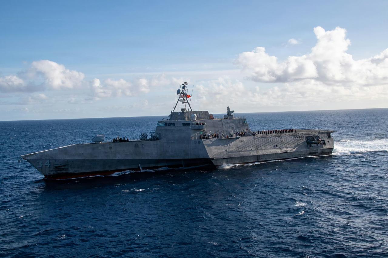 今日舰名：美国🇺🇸海军奥古斯塔号濒海战斗舰，2023年09月30日服役，属于