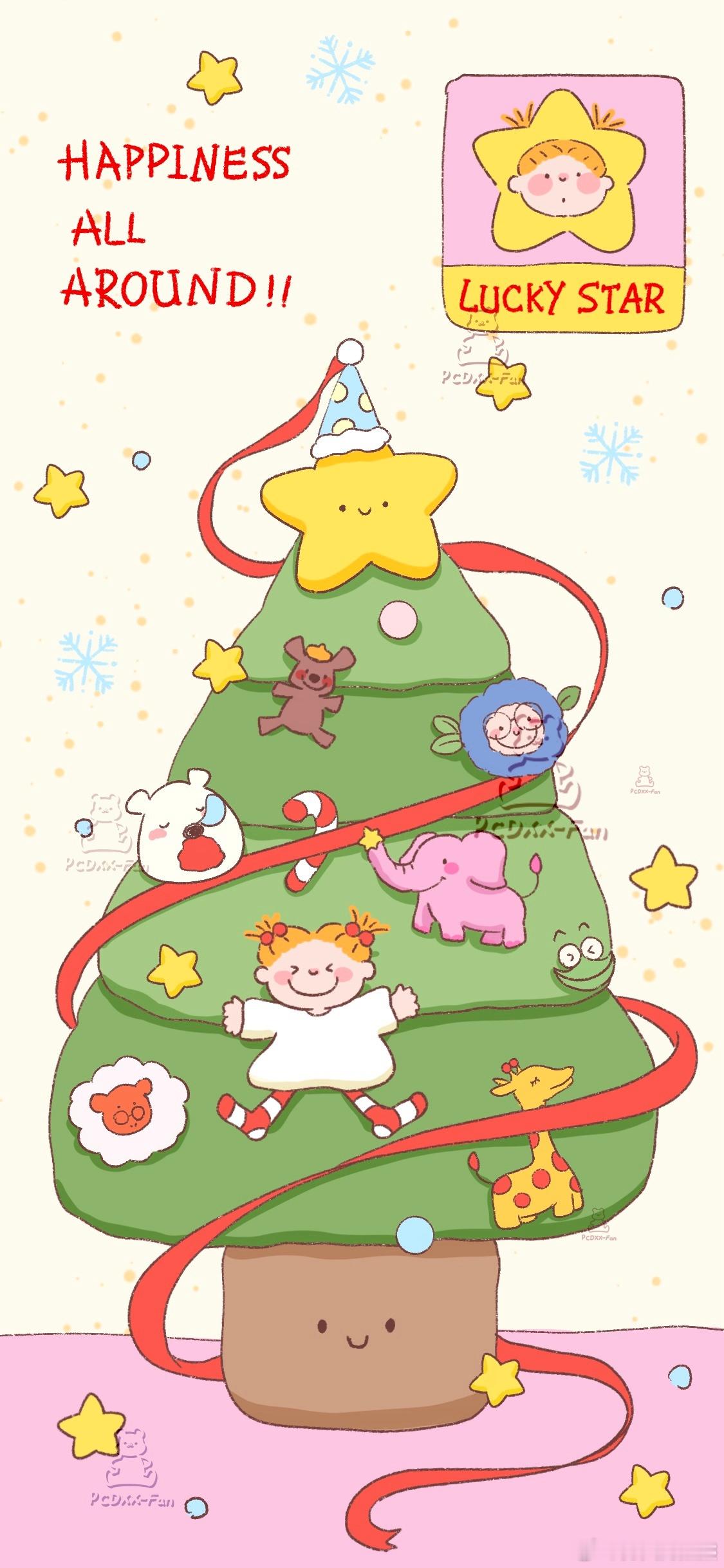 圣诞coco酱🎄｜可爱壁纸第347期日更壁纸啦！❤️：圣诞coco酱｜Chri