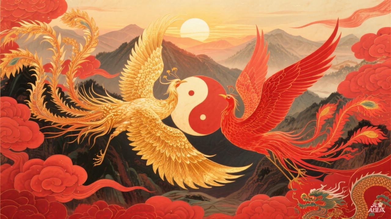 捍卫龙凤皆有䧳雄完整认知(万物皆有阴阳)。
戳破单一的伪言：若“凤”单指雄，多少