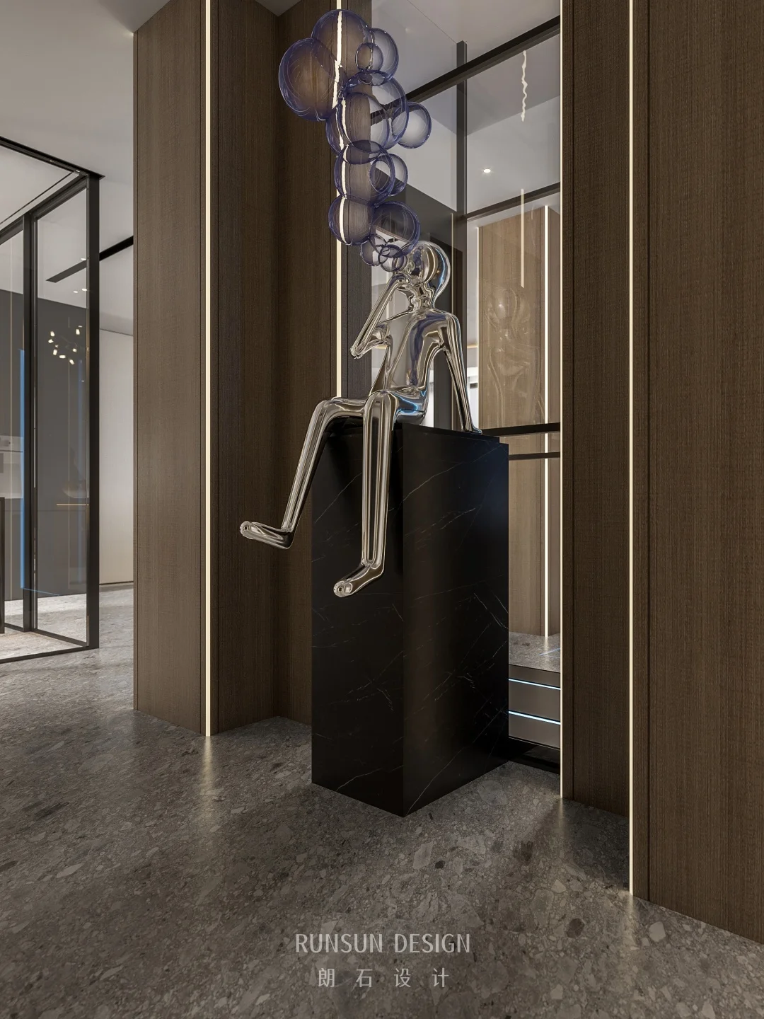 现代别墅｜藏在动线里的轻奢质感