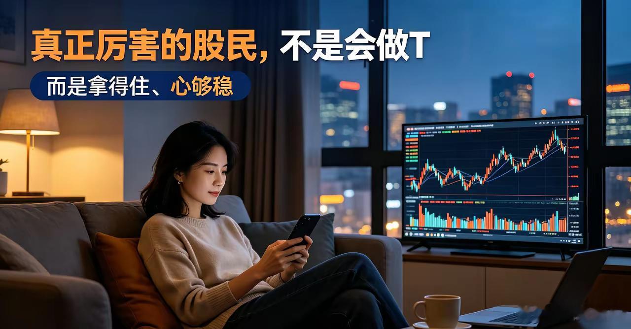 真正厉害的股民，从来不是会做T，而是“懒得动”炒股这么多年，我发现一个很扎心的真