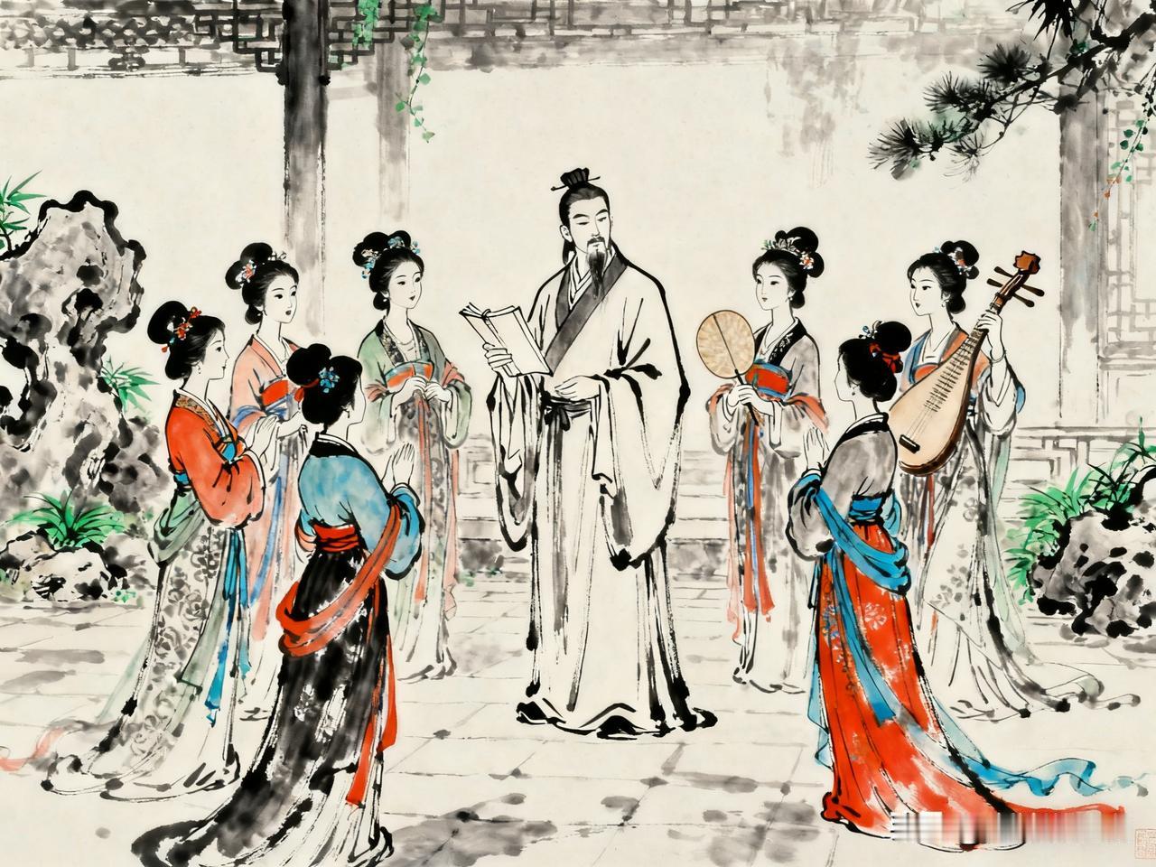 作为齐桓公的宰相，管仲推行“女闾”政策，将大量战俘、罪犯家属或贫困女子收编于官府