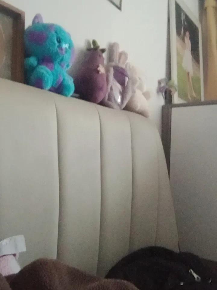 床头上的布娃娃，真是让人又爱又纠结。从心理层面讲，它超治愈。孤独焦虑时，抱一抱立