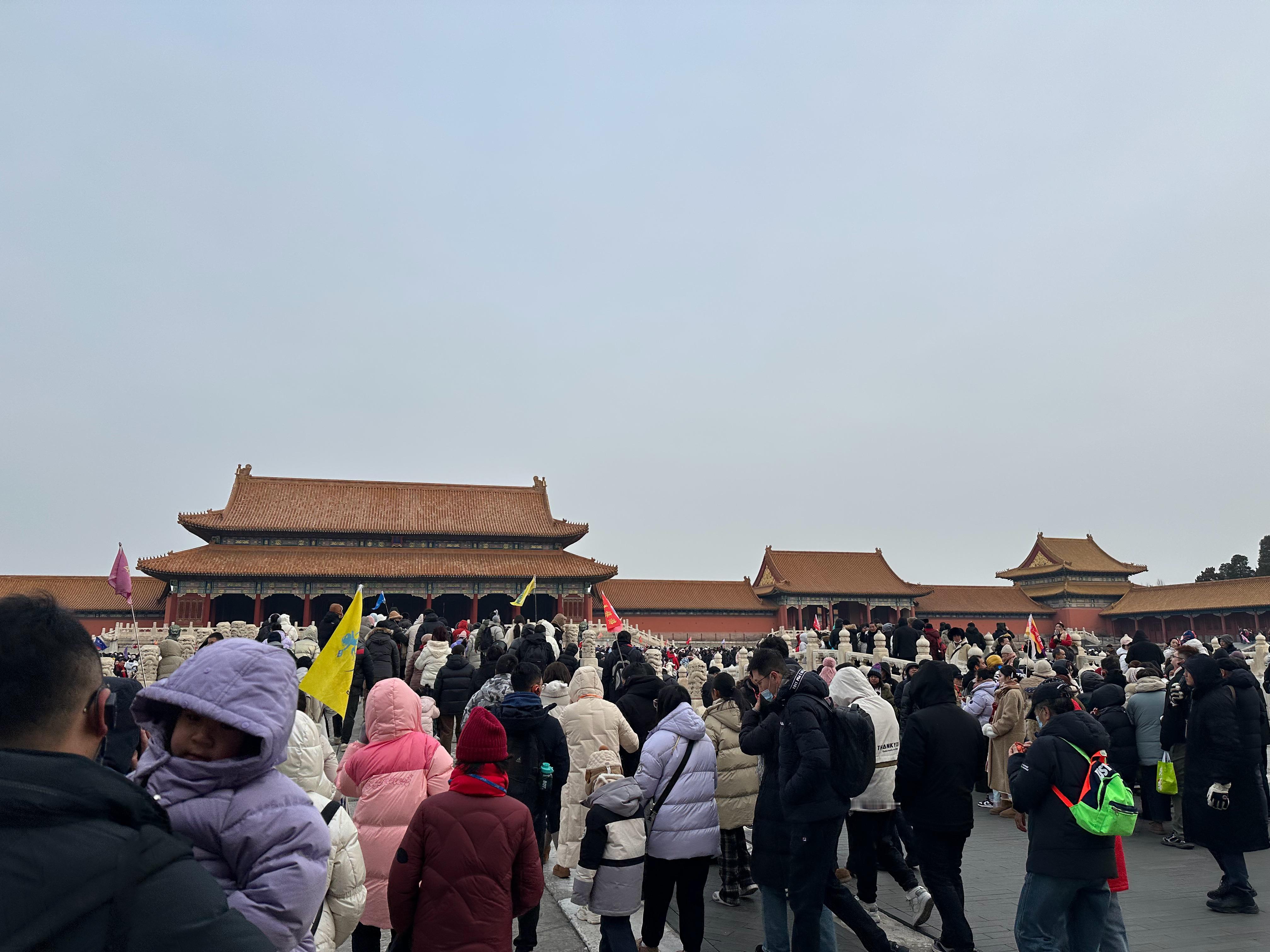 🔻故宫人还好。 