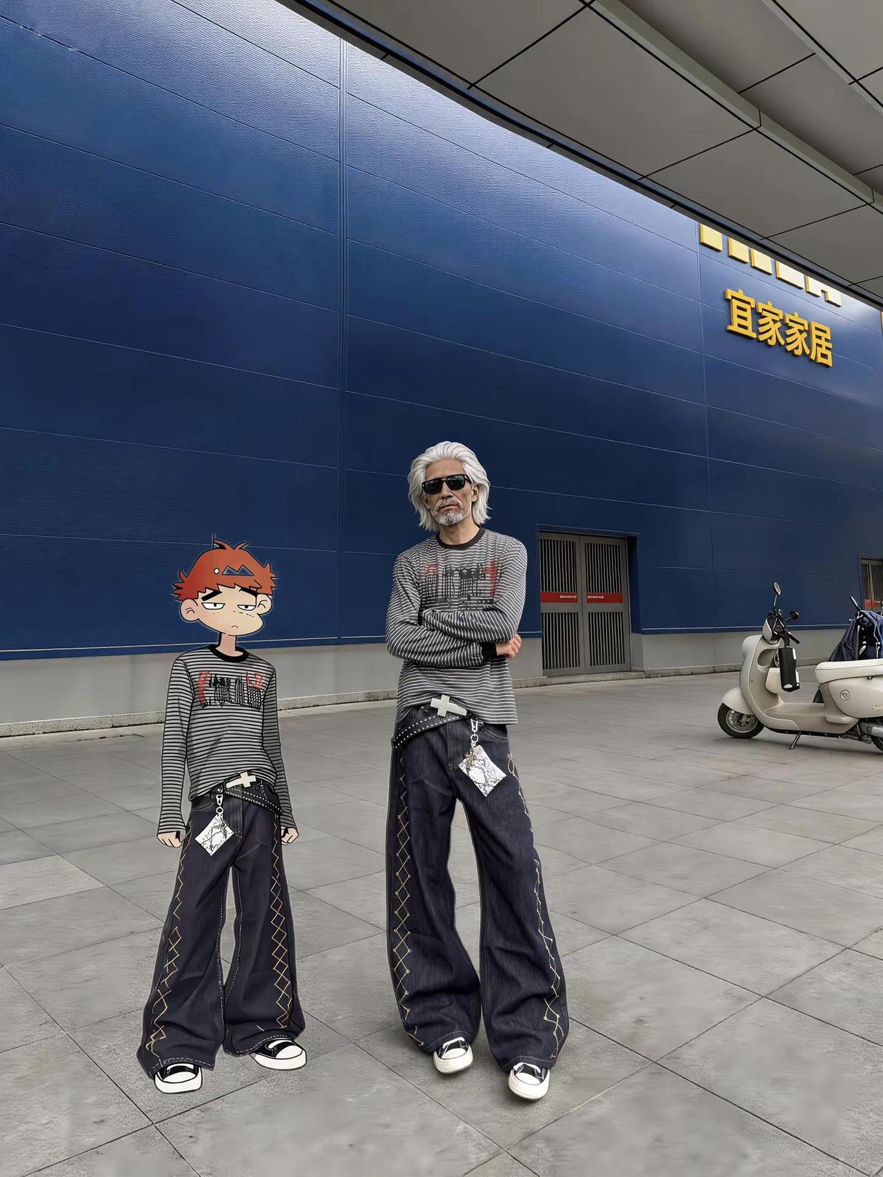 哪有什么运气  只不过是死磕到底的犟。街头穿搭 ootd