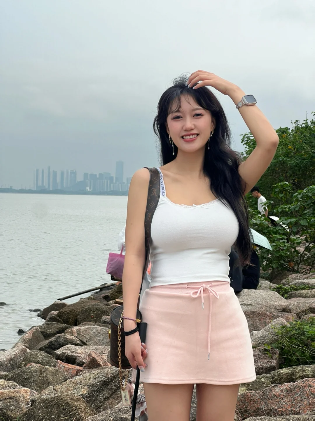 在海边美丽一下🏝️