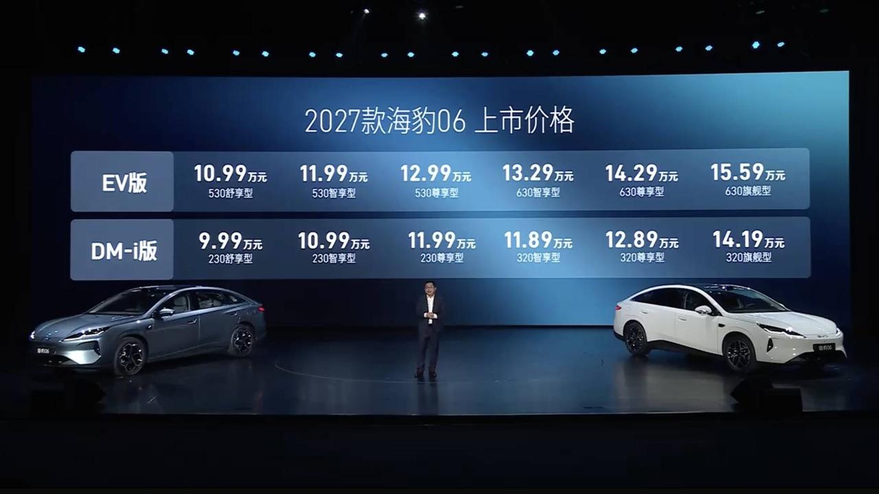 尺寸升级+激光雷达加持，海豹06能否搅动10-15万轿车市场？

8月11日晚间