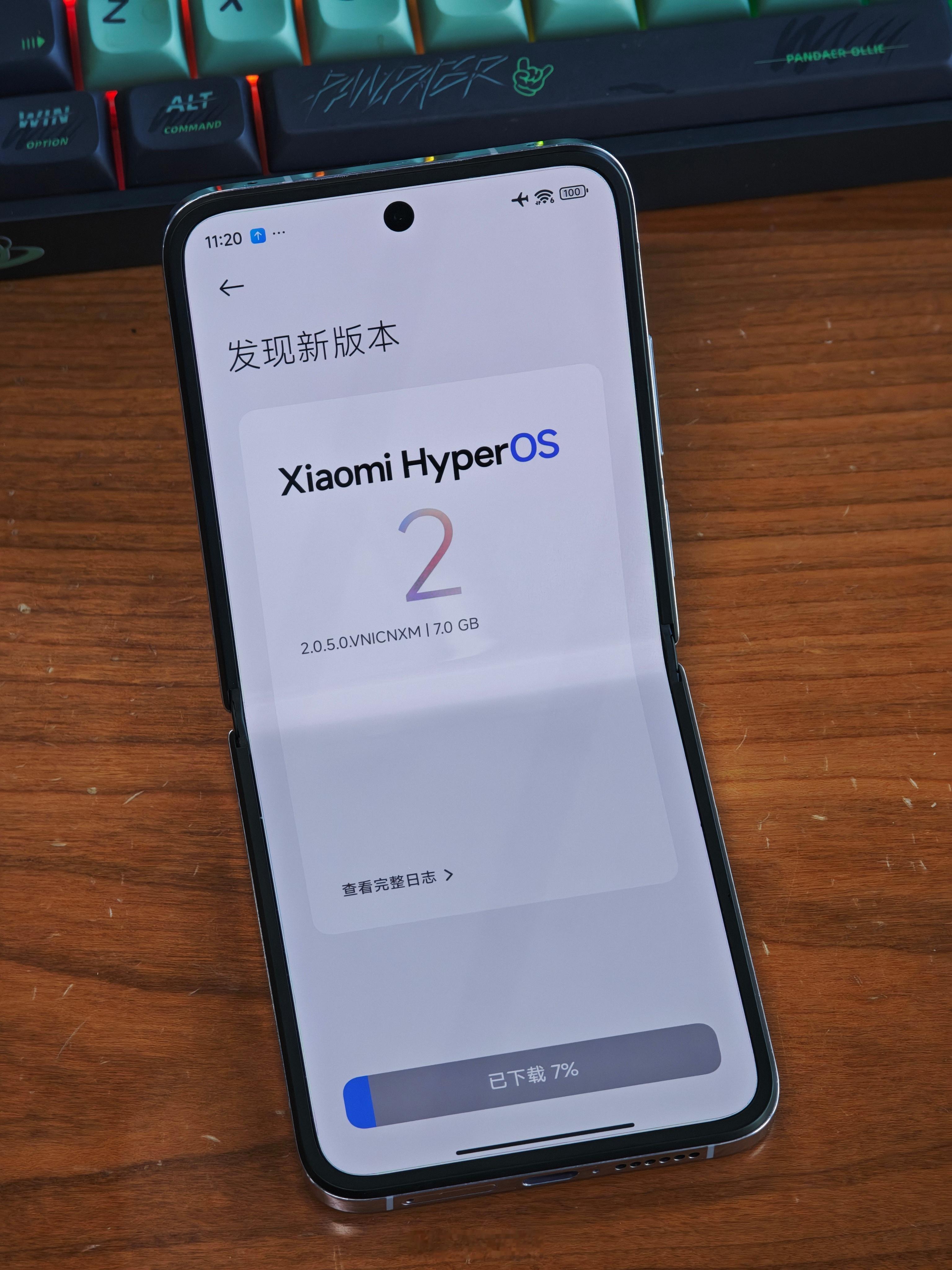 给我的小米MIX Flip升级澎湃OS2，四舍五入白捡一台新手机[吃惊][dog