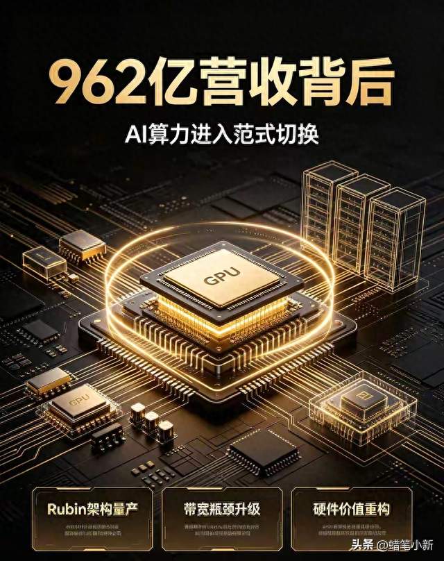 英伟达财报：数据炸裂，AI算力产业范式，锁定未来受益主线