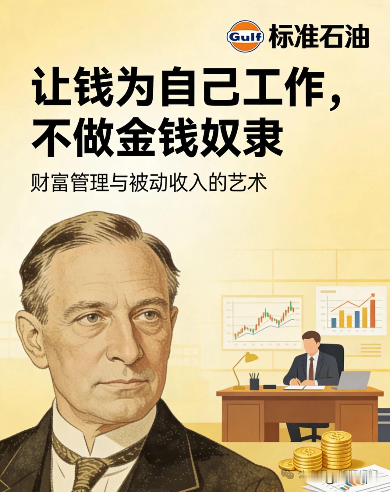 让钱为自己工作，不做金钱奴隶让每一分钱都成为你的士兵，为你日夜征战，终有一天，你