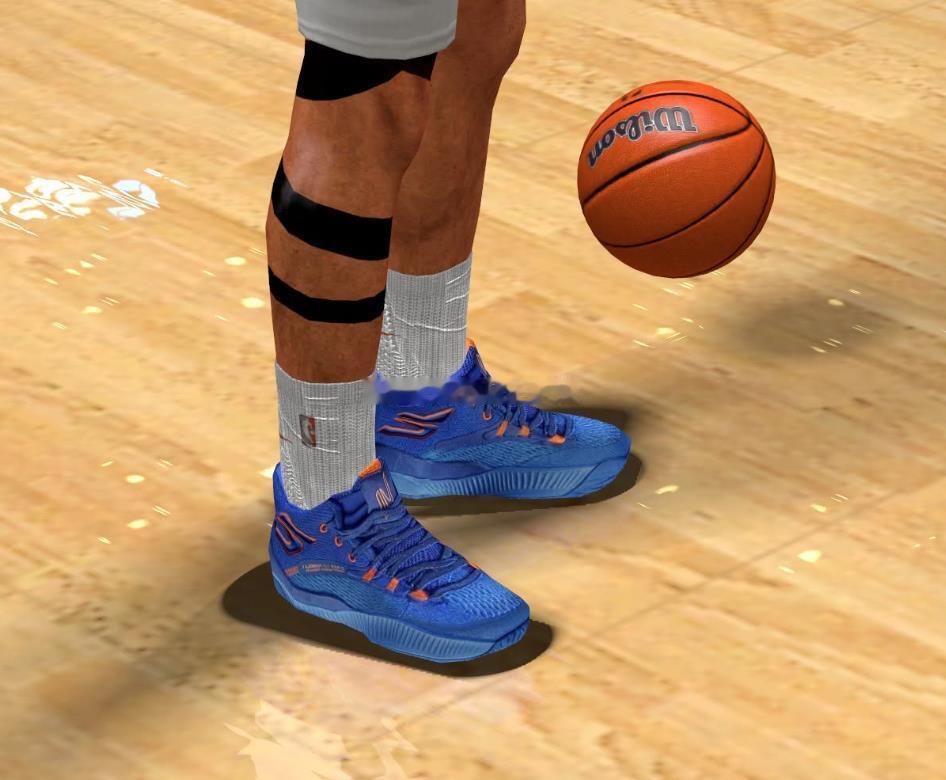 2K14 斯凯奇 OG blue game 4 鞋补 