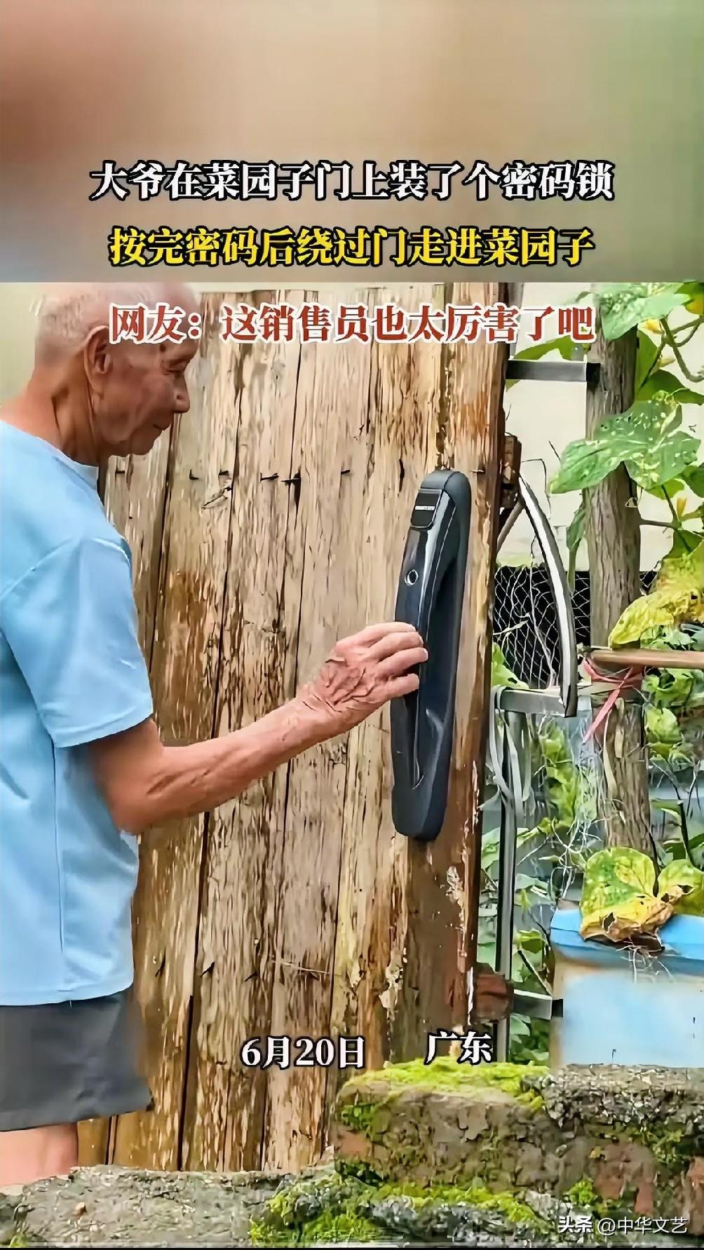 大爷给菜园子装了密码锁，想知道你种的什么菜？朋友们，你能猜到吗？