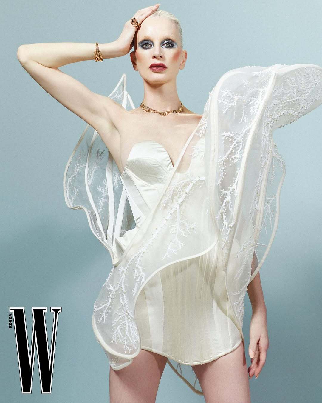 W Korea x Cartier x Kristen McMenamy 韩版W