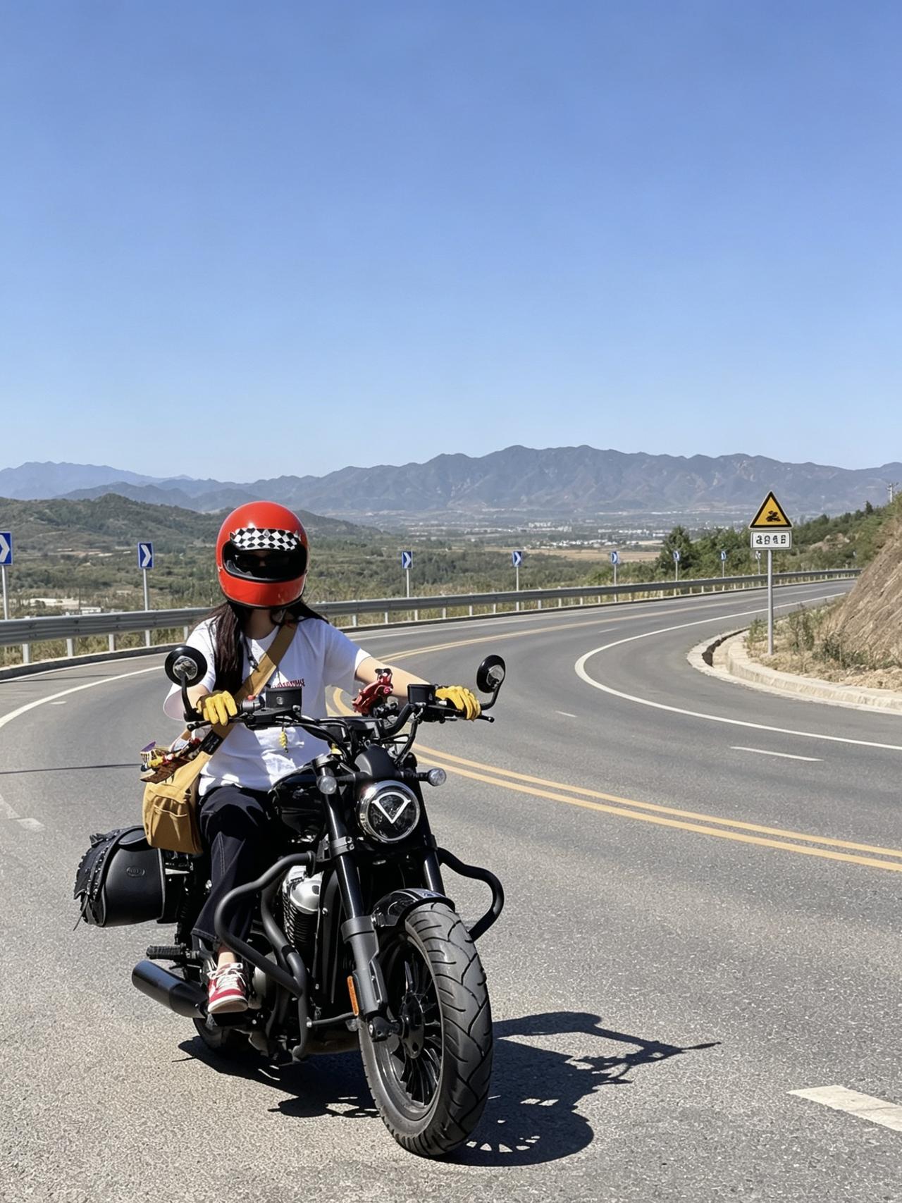 自动挡机车的快乐呀
天气正好 适合骑行出发🏍️
红盔+黑武士自动挡复古巡航
风