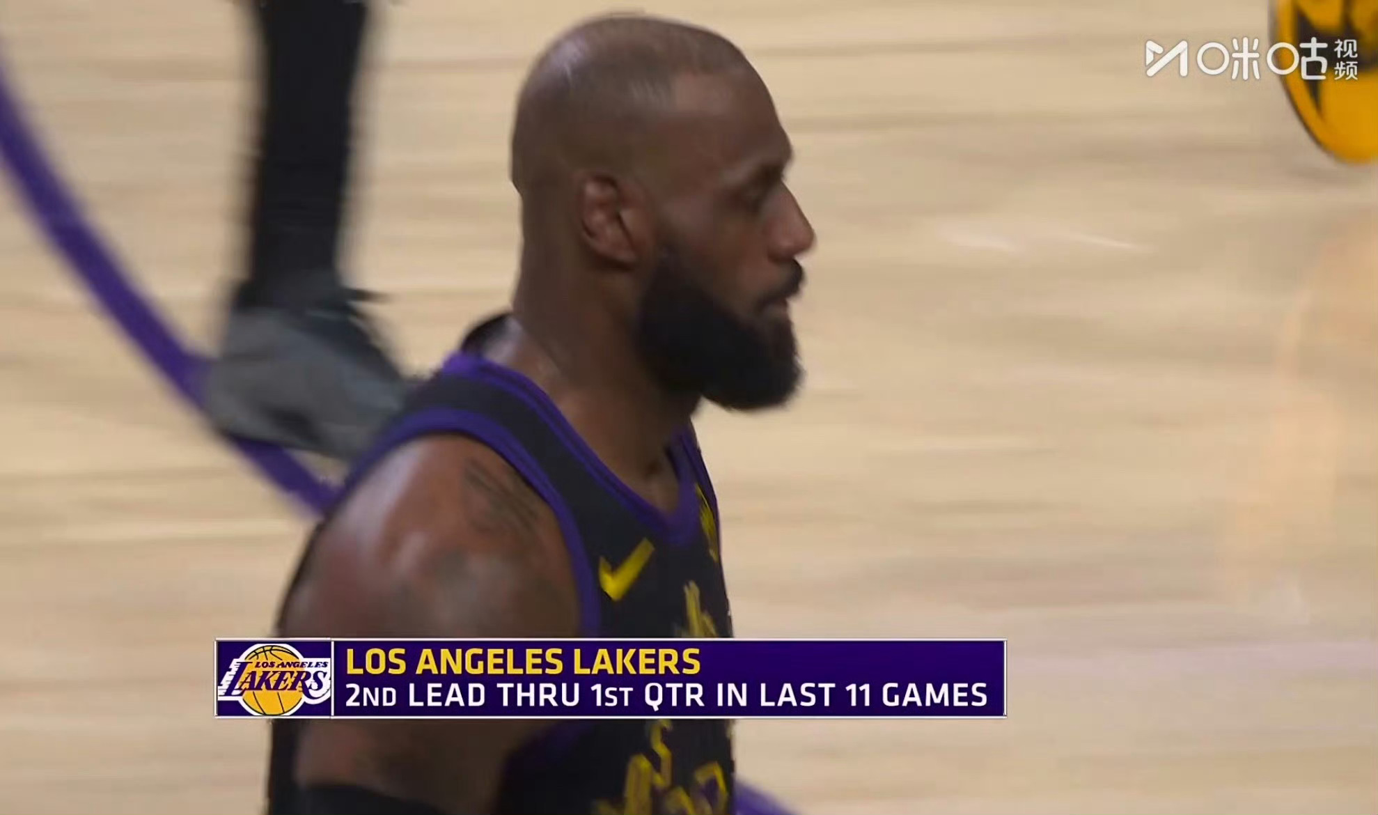 灰熊vs湖人2026年1月3日湖人主场对阵灰熊的比赛中，湖人首节以39-31领先