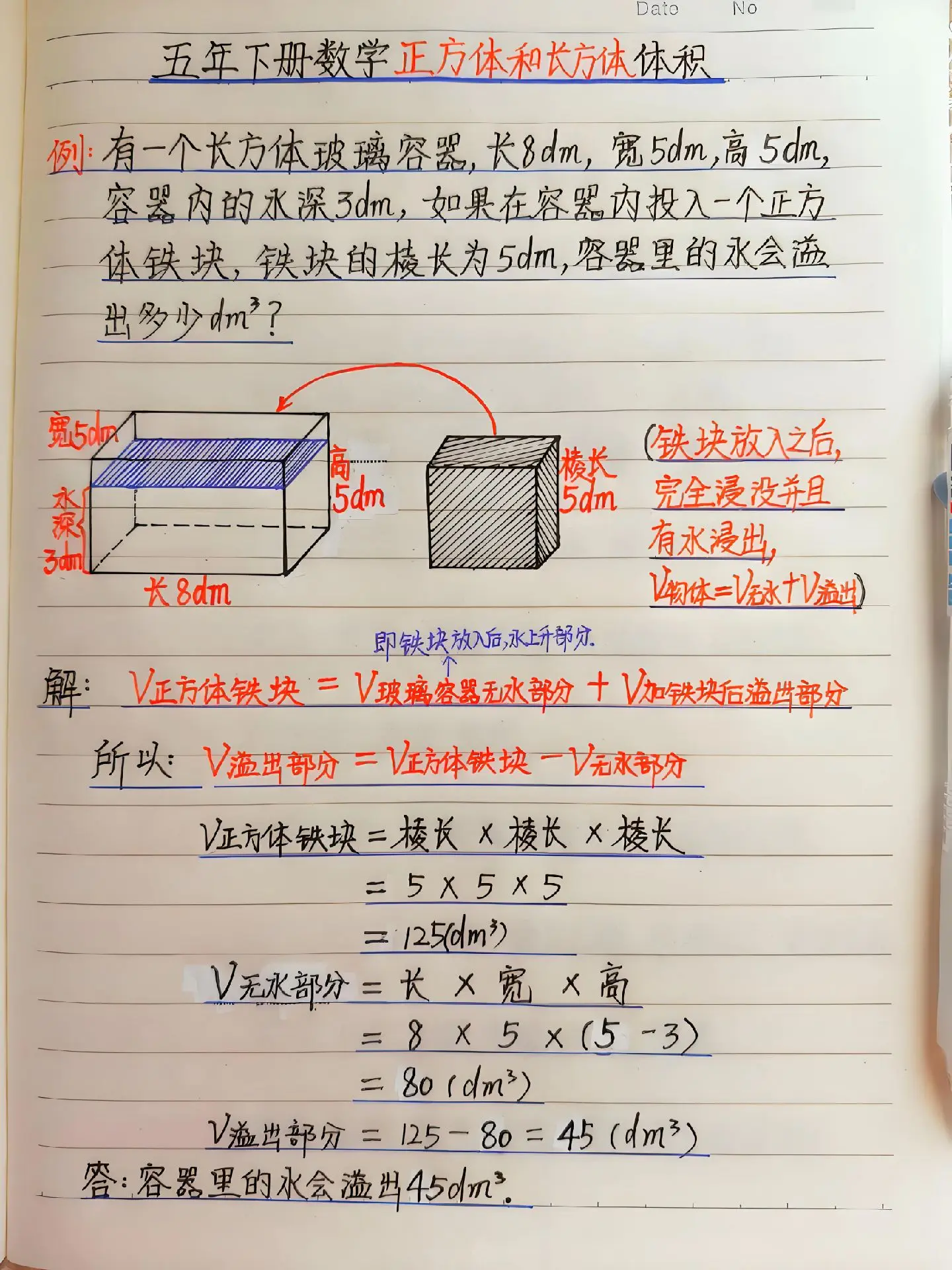 五年级下册数学：正方体和长方体体积计算难点解析+质数和合数易错解析，收...