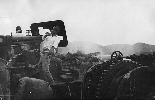 1938年武汉会战期间，湖北境内侵华日军真实历史影像！

图一：1938年10月