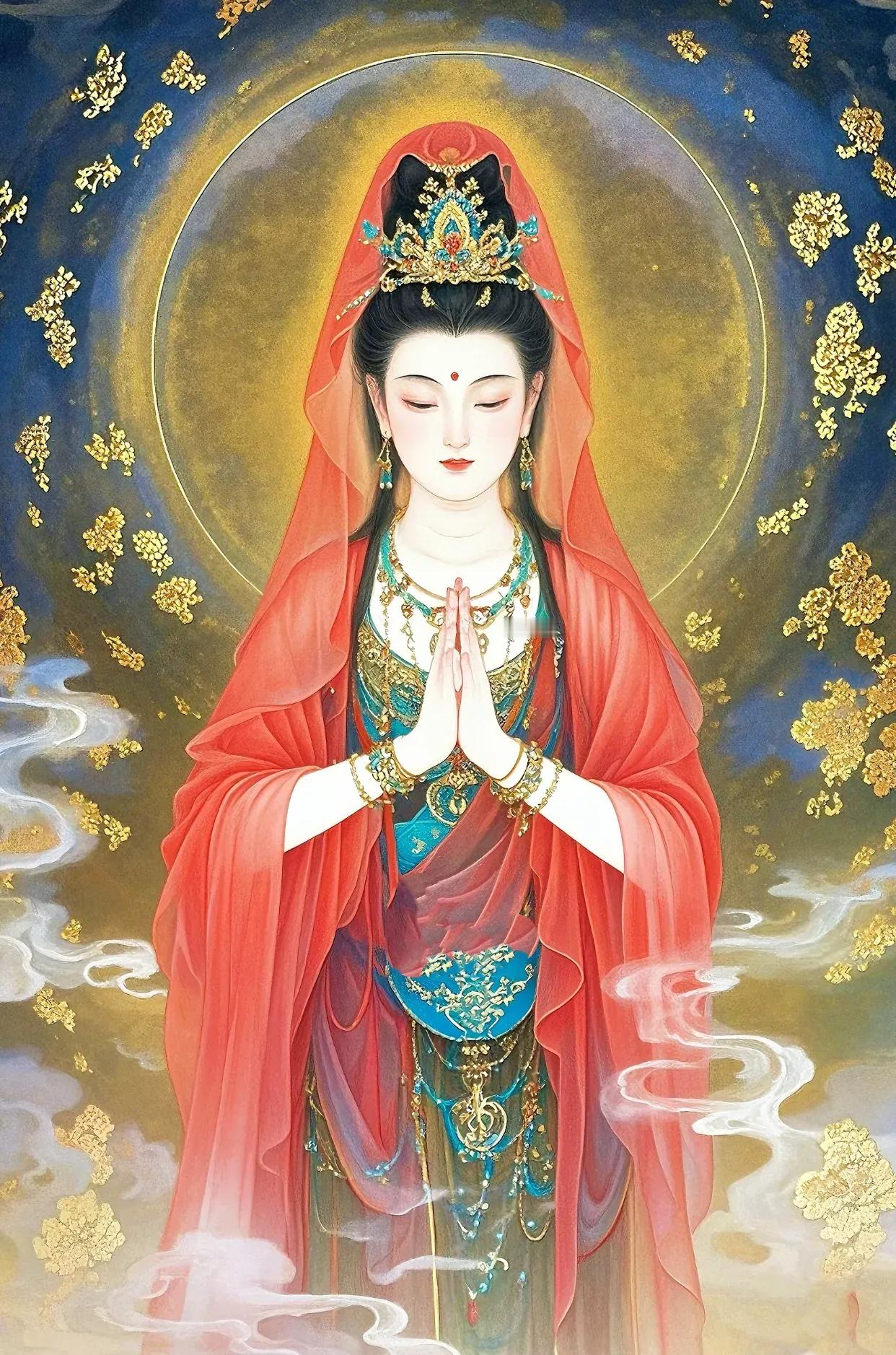 老人讲，碰到红衣观音菩萨不可不拜！留下一句“大吉大利”! 