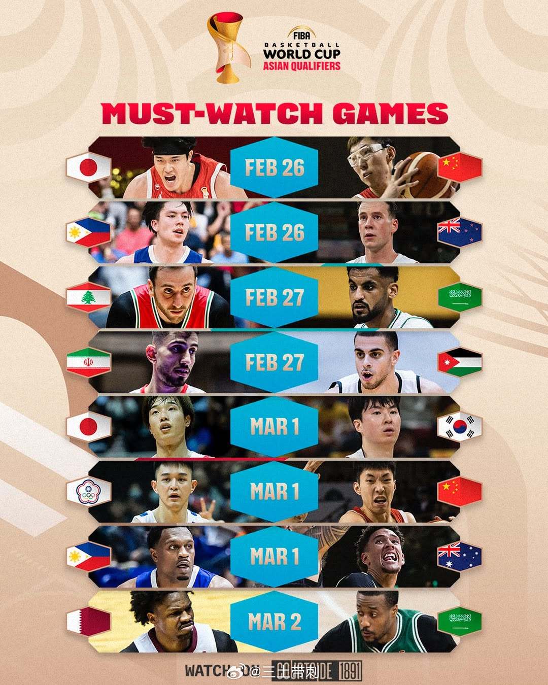 中国男篮 官方这个图做的，我们也没琦琦啊