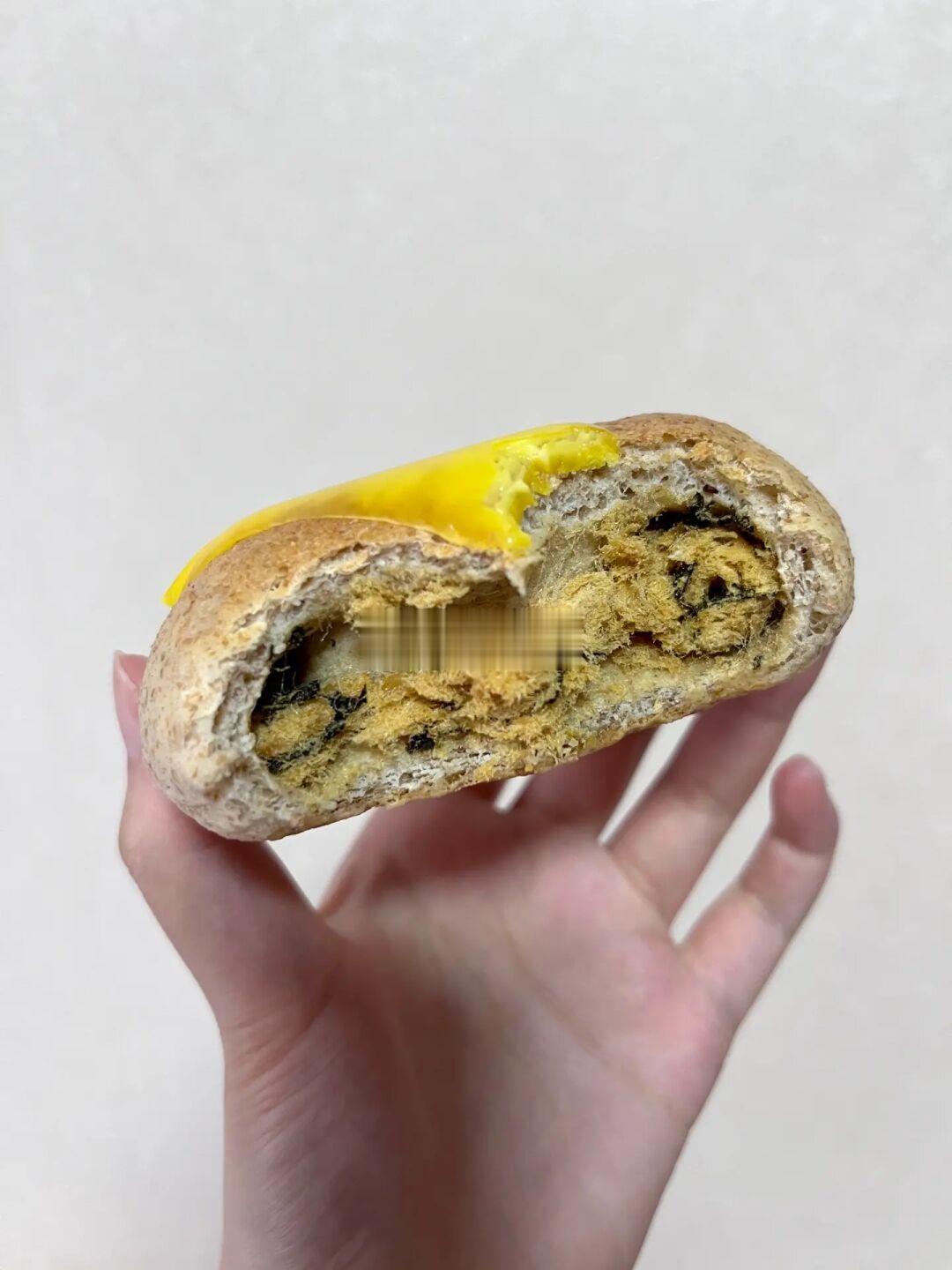 贝果脑袋回归｜海苔肉松芝士全麦贝果🥯