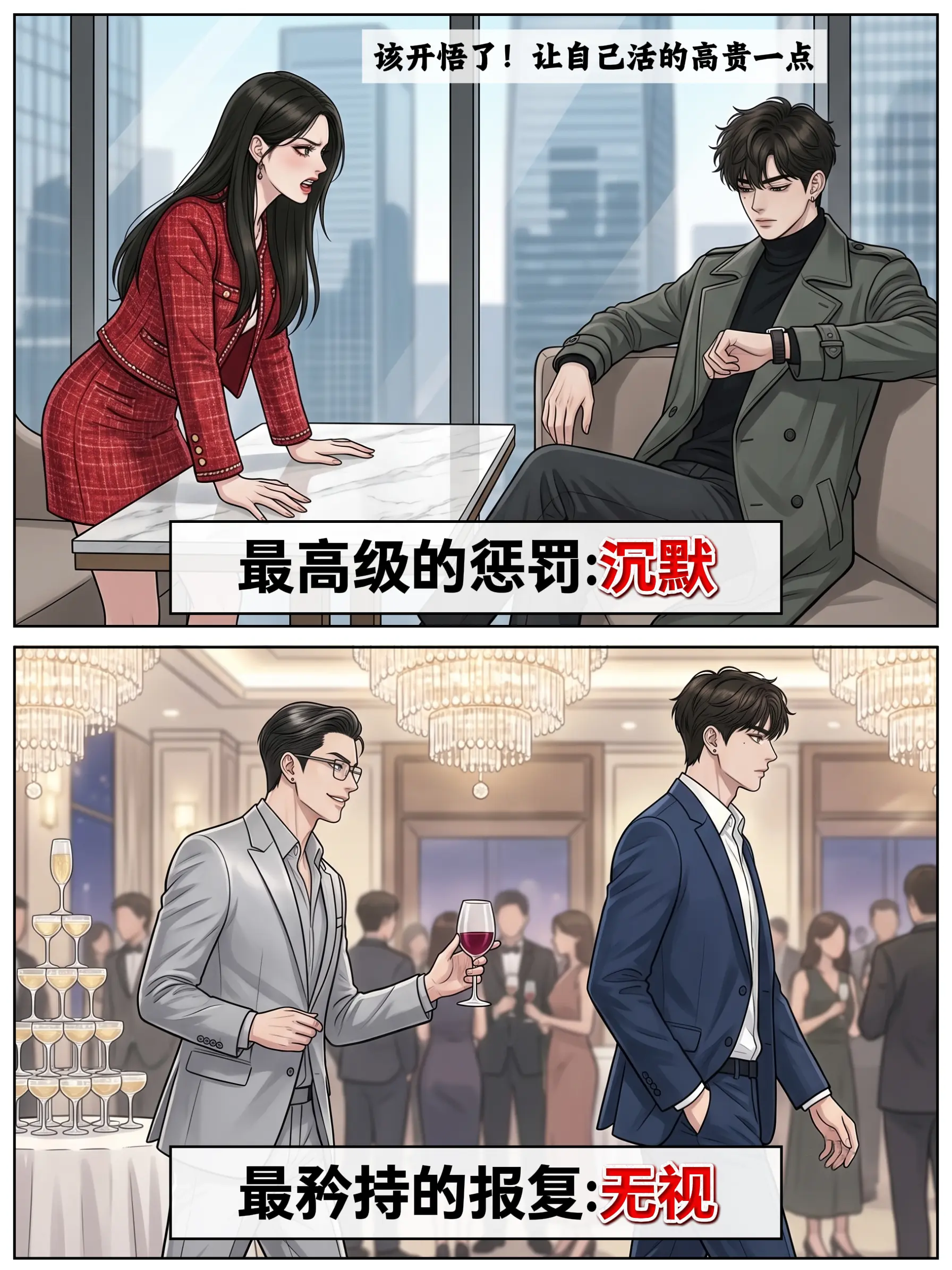 让自己活的高贵一点，学会放下，才能更好的前行。