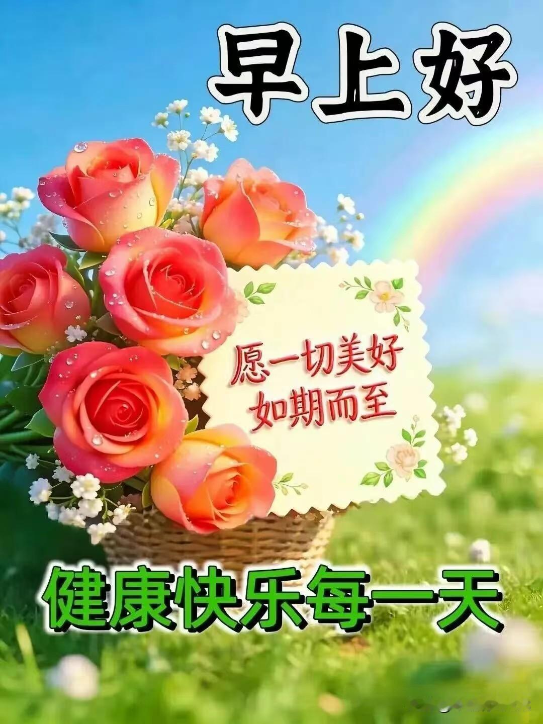 [福]5月9日，周六，大家早上好[福]

新的一天，记得好好爱自己。身心康健，是