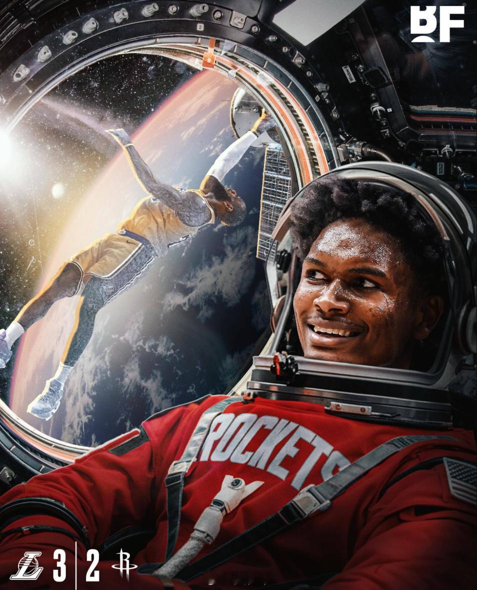 最大的感受就是，这比赛太抽象，申京抽象，里夫斯也抽象。火箭vs湖人