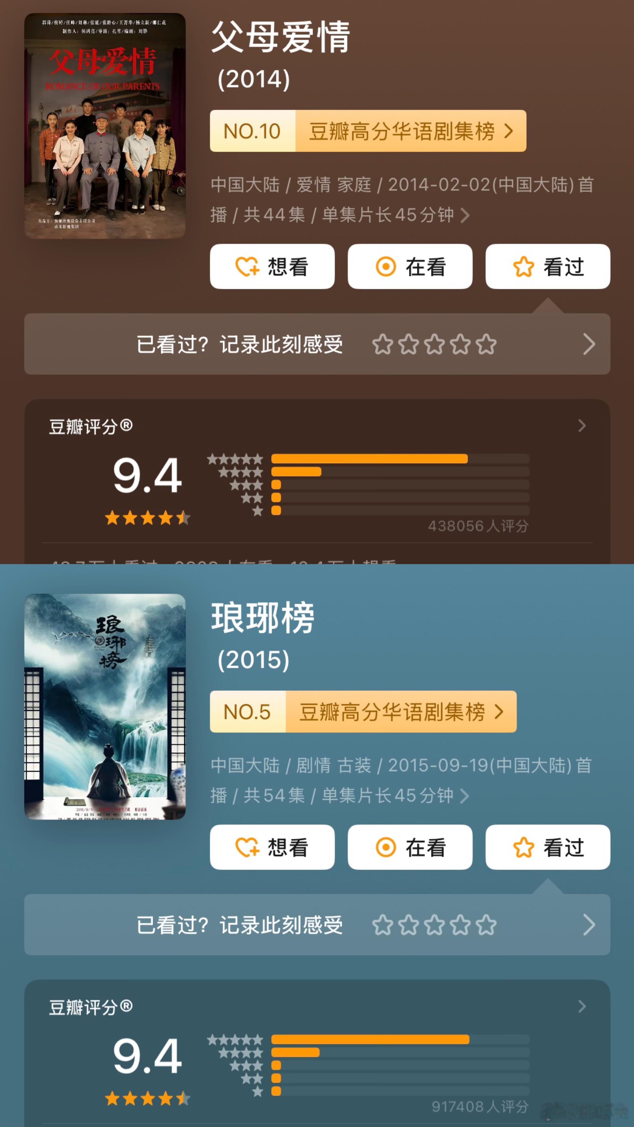 盘点正午阳光评分8分以上电视剧，哪部是你盘包浆的Top1 ？ 