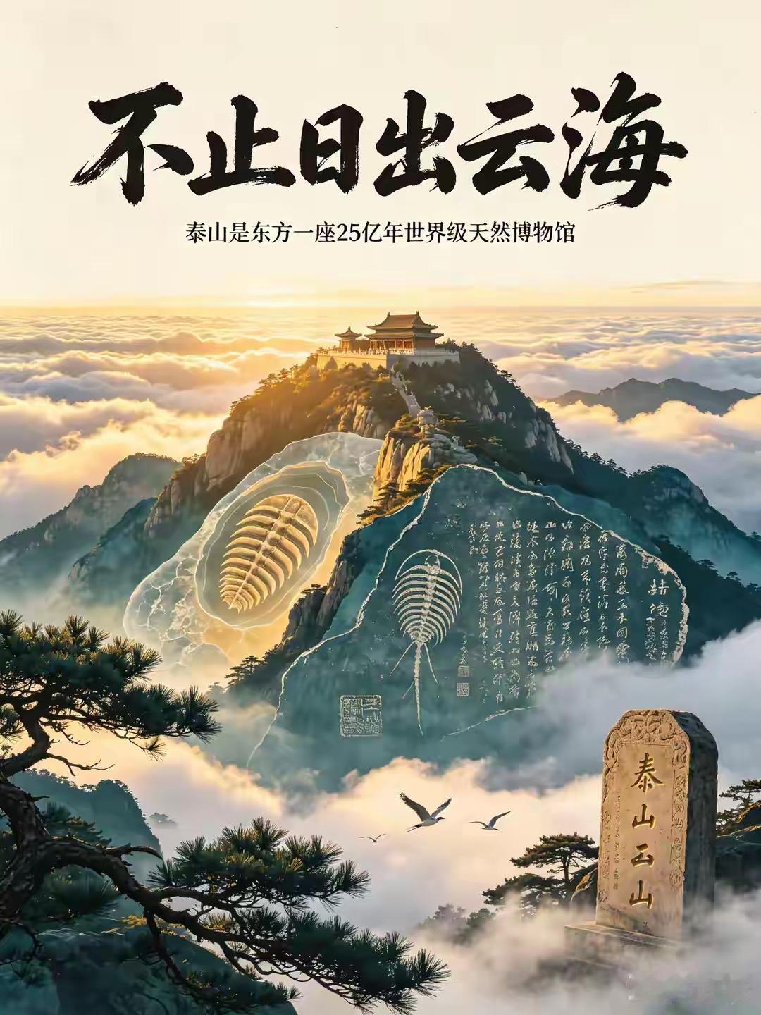 多数人只盯着泰山的日出云海，却没发现它是座藏了25亿年的世界级天然地质博物馆。从