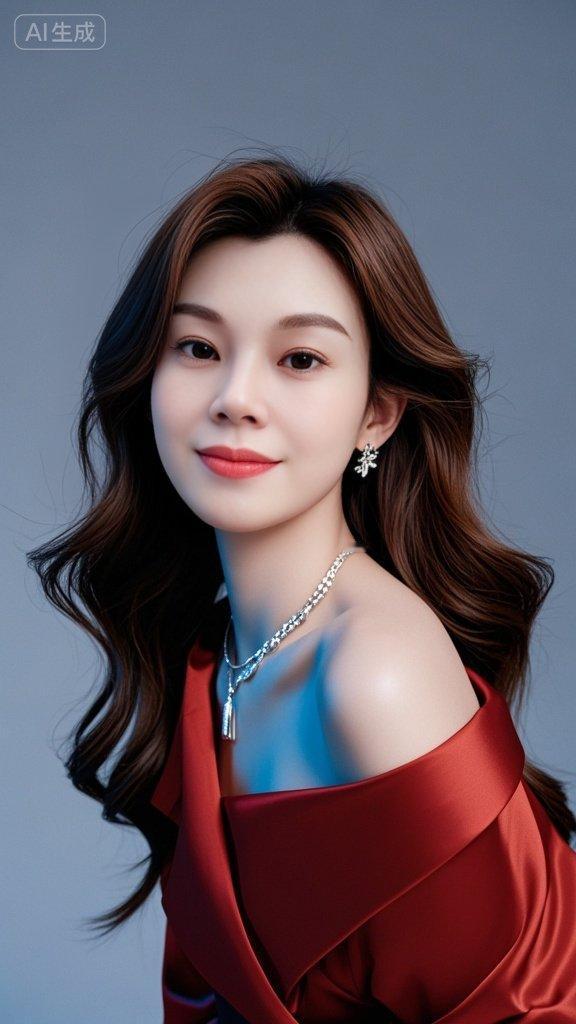 优雅气质 红色系 作品分享 美女写真