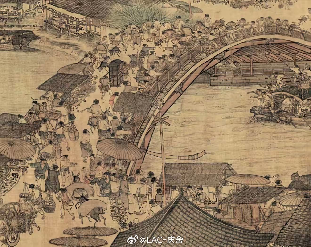 清明文旅市场三线齐热 看了清明节的桥才明白：原来古人的热闹，还是收敛了。 