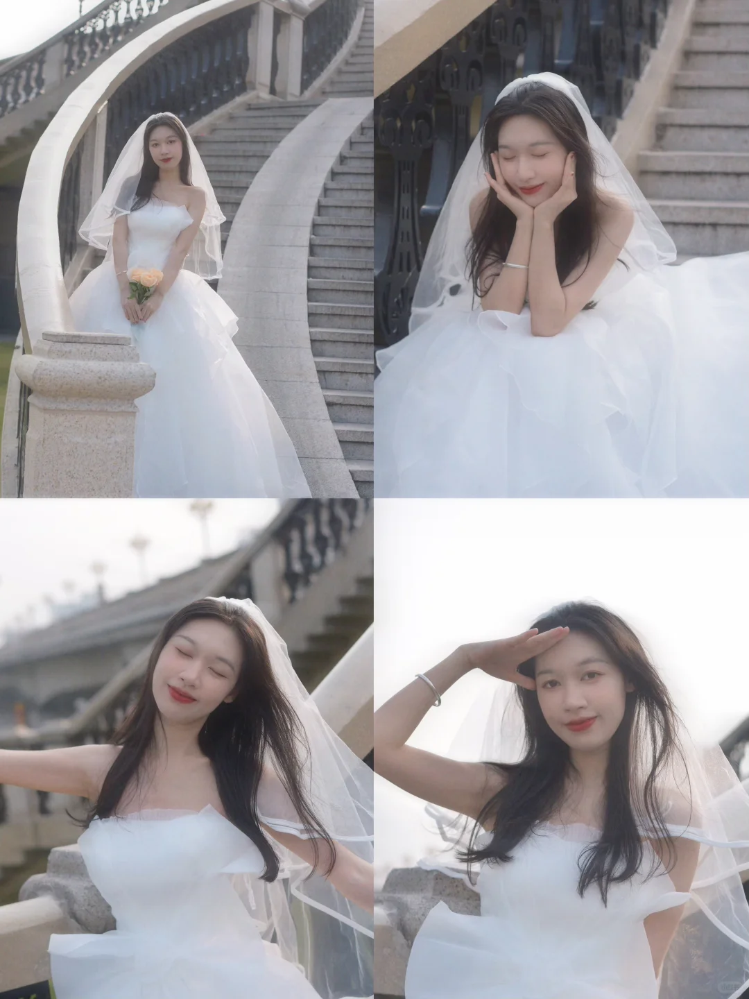 🌼“女孩子总要为自己穿一次婚纱吧”