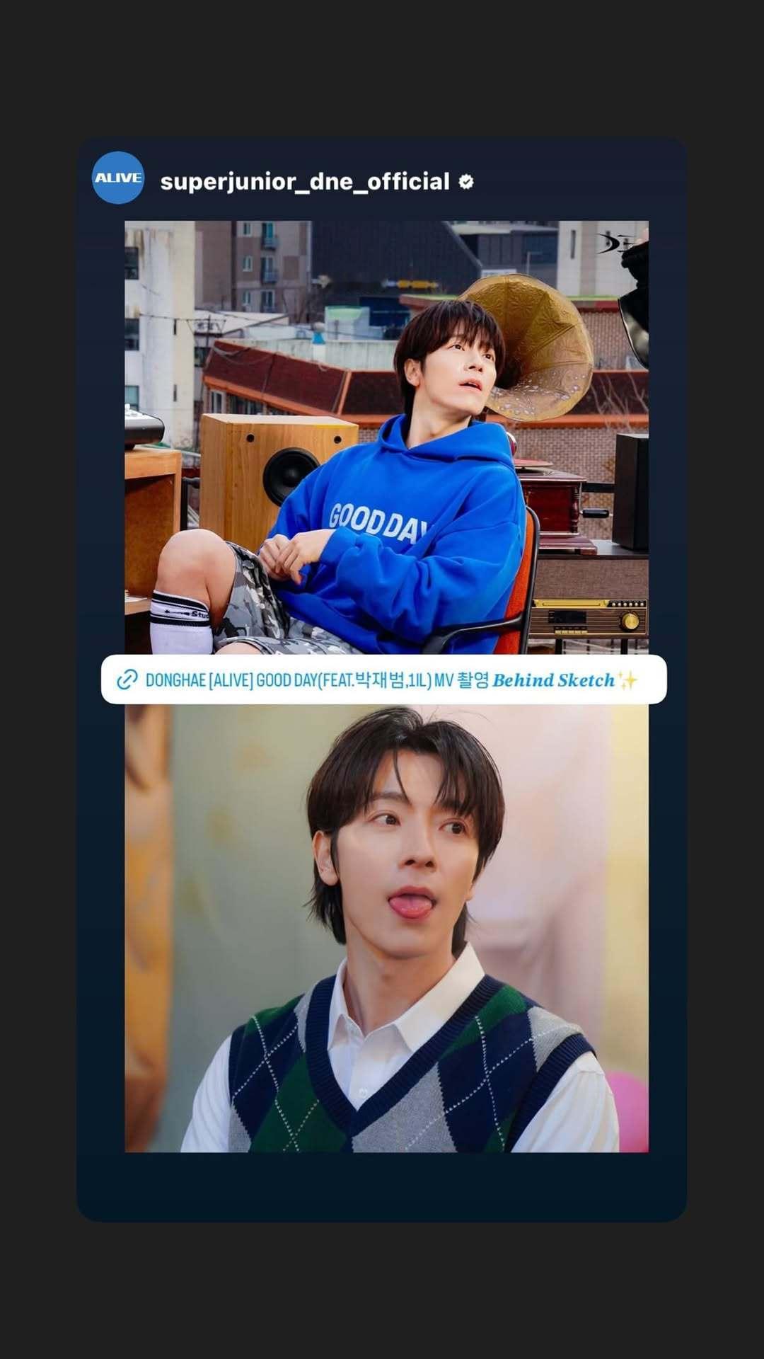“CB百蓝_。260414李东海 ins story更新： 