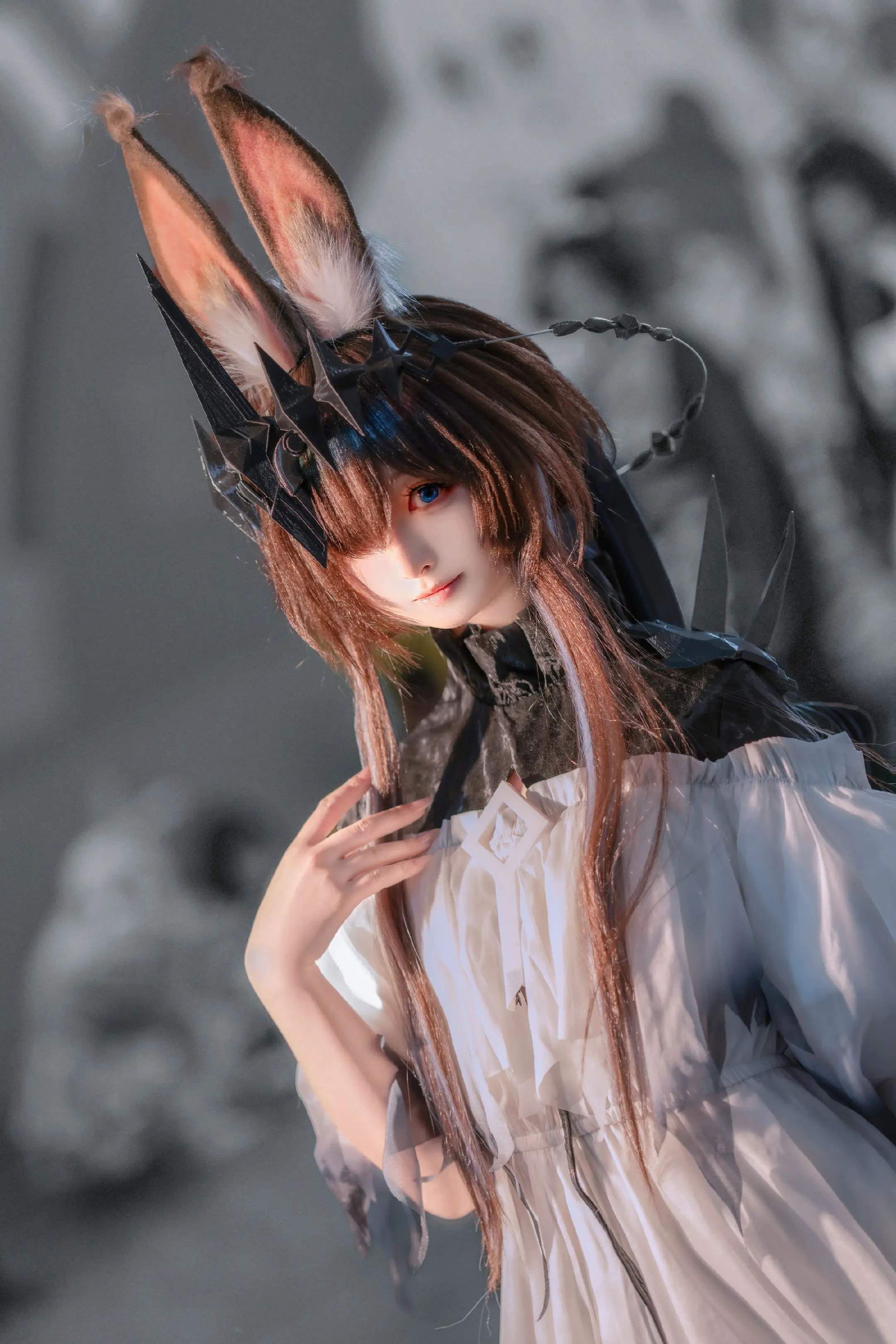 魔王兔cos，第三张有刀😭。魔王 owl