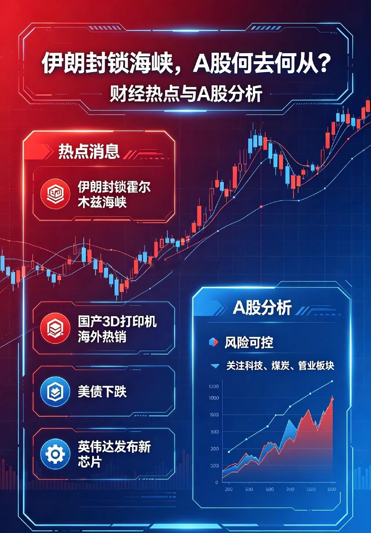 夜深了,伊朗决定彻底封锁海峡,明天A股冰点已成！一、热点消息①伊朗说黎巴嫩在内的